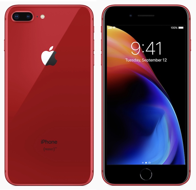 Apple iPhone 8 Plus Red 3